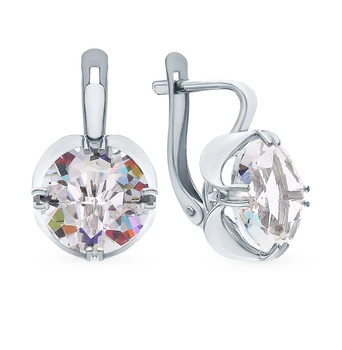 Silver earrings with quartz sunlight sample 925
Silver earrings with quartz sunlight sample 925