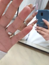 Simple anillos abiertos para las mujeres de Color oro de moda coreano femenino callejero anillos de boda ajustable dedo nudillo de la joyería regalos