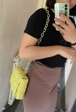 Bolso de hombro de lujo con solapa de cuero tejido para mujer, bandolera de marca de diseñador, con cadena gruesa, 2020