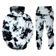 New Fashion Tie Dye Style Pullover Sweatshirt Hoodie and Pants Set Harajuku Men Women Tracksuit Casual Men's Clothing Suit
New Fashion Tie Dye Style Pullover Sweatshirt Hoodie and Pants Set Harajuku Men Women Tracksuit Casual Men's Clothing Suit