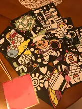 Pintura de transferencia mágica de dibujos animados para niños, manualidades, juguetes de Arte y manualidades para niños, juguetes educativos creativos de aprendizaje para dibujar