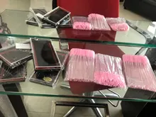 Zwellbe-extensiones de pestañas individuales, 20 hileras de visón de imitación, maquillaje para profesionales, suaves, CD de 8-15mm