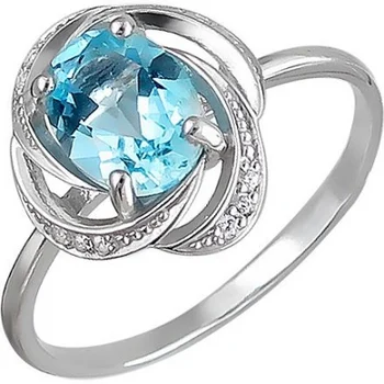 Jewelry Tradition ring with Topaz and cubic zirconia
Jewelry Tradition ring with Topaz and cubic zirconia