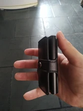 Cartera de Anti Rfid de Metal para hombre y mujer, tarjetero con bolsillo para tarjetas de identificación y crédito