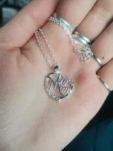 Collar con nombre para mujer, Letra Mom, abalorio de nombre de acero inoxidable de Color dorado, collar de placa de identificación, regalo de joyería para madre