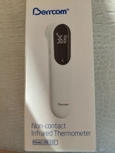 Termómetro infrarrojo Digital para la fiebre, medidor clínico preciso sin contacto, con pantalla LED, versión en inglés