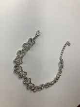Pulsera brillante con lazo de cristal de diamantes de imitación, joyería de moda, gran oferta, venta al por mayor
