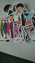 Pegatinas Kpop para ordenador portátil, equipaje, Maleta de motocicleta, monopatín, teléfono, PVC, 50 Uds.