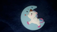 BPA libre silicona dentición alimentos grado Pequeña barra collar de dentición DIY regalos de la ducha de bebé animales de dibujos animados bebé vamos a hacer 1pc
