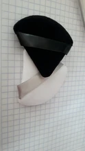 Esponjilla en polvo triangular de terciopelo, 1/2 Uds., Mini esponja de Maquillaje facial, cosmética, suave, de algodón, para cara, lavable, ligera