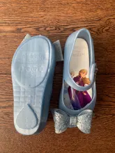 Disney-sandalias de princesa Elsa para niños y niñas, zapatos de animales, Mini Melissa, Lovely Melissa