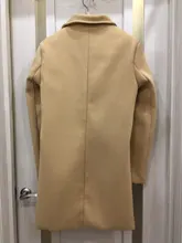 (10 colores) 2019 otoño e invierno nuevo abrigo de lana para hombre 5XL abrigo gabardina largo delgado de talla grande, chaqueta para hombre salvaje delgada de moda