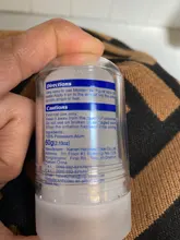 Desodorante corporal, removedor de axilas, palo de alumbre, bloque antitranspirante