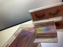 YSDO-pestañas 3D de visón esponjoso, pestañas postizas largas naturales gruesas, 1 par