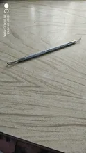 Comedone-utensilio para quitar espinillas y granos, agujas de acero inoxidable para quitar espinillas y granos, cuidado de la piel facial, limpiador de poros, color plateado, 1 Uds.