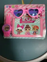 Lol-conjunto sorpresa Original, gafas, cartera, reloj, chica, juguetes de dibujos animados para niños, regalo de Navidad y Halloween