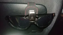 Cases Sunglasses-Holder Car-Sun-Visor Gla W204 Class-Glk W251 Mercedes-Benz for R-G Ticket-Card-Clamp