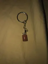 Llaveros de perla artesanal a la moda para hombre y mujer, llaveros colgantes de aleación, taza de café o té