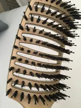 Hair-Brush Scalp-Massage-Comb Salon Hairdressing-Styling-Tools Detangle Nylon Curly Women