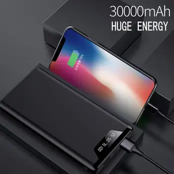 Pinzheng Power Bank 30000mAh Doubel USB 2.4A Quick Charge Powerbank 30000mAh External Battery Charger Powerbank For iPhone 11 6s
Pinzheng Power Bank 30000mAh Doubel USB 2.4A Quick Charge Powerbank 30000mAh External Battery Charger Powerbank For iPhone 11 6s