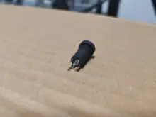 Toma de Audio de 4 polos, montaje de Panel negro chapado en oro con tuercas, Conector de auriculares, 3,5mm, 10 Uds.