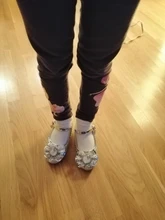 Zapatos de cuero, de tacón alto y de la princesa Elsa para niñas, sandalias para niños, sandalias de fiesta, calzado para niñas, tallas 24-36