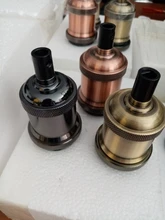 Fitting Bulb Socket Socket-Pendant-Lights Screw-Base Retro-Lamp-Holder Aluminum-Light
