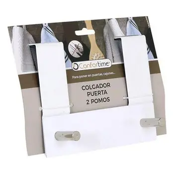 Door Coat Rack Confortime (2 Hangers) (17 X 13,4 x 8,5 cm)
Door Coat Rack Confortime (2 Hangers) (17 X 13,4 x 8,5 cm)