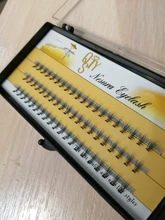 QSTY de 60 uds maquillaje profesional cúmulo Individual pestañas injerto falsas pestañas con envío gratis