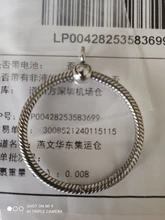 Colgante de Plata de Ley 925 con forma de cadena para mujer, accesorio Original de cadena de Cable, abalorio de plata 925, fabricación de joyas, gran oferta