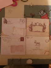 Lote de 12 unidades de sobres de papel Kraft clásico, Mini sobres de Estilo Vintage europeo para tarjetas, regalo para álbumes de recortes