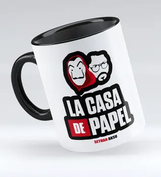 Personalized La Casa De Papel Black Mug Cup-18 
Personalized La Casa De Papel Black Mug Cup-18