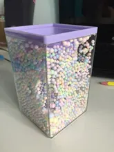 Estuche de lápices creativo de gran capacidad para escritorio, soporte para bolígrafos transparente, decoración, almacenamiento