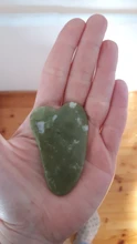 Rodillo masajeador Facial Gua Sha, rascador de doble cabeza, piedra de Jade, Estiramiento Facial de belleza para delgazar, masajeador para cara y cuello, elevación fina