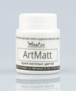 Paint artmatt, White 80 ml Wizzart
Paint artmatt, White 80 ml Wizzart