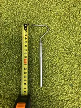 Gancho de serpiente de acero inoxidable, negro plateado, mango largo ajustable, herramientas para capturar, Tong