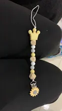 Clips de silicona para chupete de bebé, corona de silicona, soporte para cadena de chupete, regalo para Baby Shower