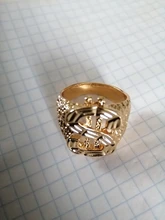 Anillo con signo de dólar americano clásico estilo callejero Color dorado anillo de Hip Hop para DJ raperos hombres personalidad US Dollar Signets anillos de joyería