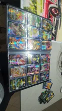Juego de cartas de Pokemon para niños, cartas brillantes draufeu V VMAX GX de 140V, versión en francés e inglés