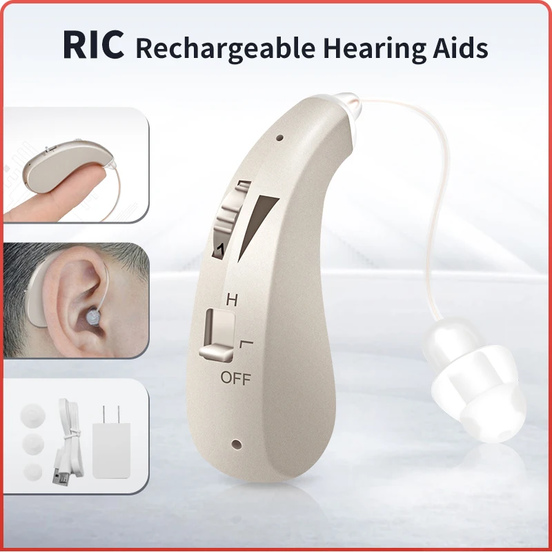 Rechargeable Digital RIC Hearing Aid Hearing Amplifier Ear Care Compared to Hearing Aids Hearing Loss
Rechargeable Digital RIC Hearing Aid Hearing Amplifier Ear Care Compared to Hearing Aids Hearing Loss
