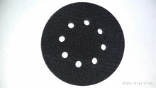 Almohadilla de interfaz de esponja suave de 8 agujeros para lijado, discos de lijado de gancho y bucle para pulido de superficie irregular, 5 pulgadas (125mm), 2 uds.