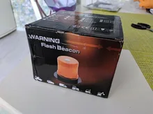 Luz LED giratoria de emergencia para coche, luz de seguridad para el tráfico, luz magnética para techo, estroboscópico Flash