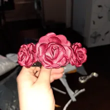 Collar Necklace Puppy-Accessory Roses Flower-Design Pet-Dog Princess Cat 2-Sizes 4-Colours