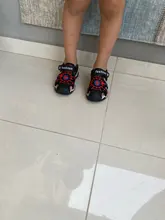 Disney niños de verano sandalias de dedo del pie cerrado niño Sandalias de spiderman ortopédicos deporte de cuero de la pu bebé niños sandalias de playa