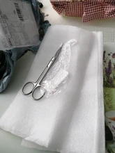 Tijeras quirúrgicas de acero inoxidable para el hogar, herramientas de belleza AC889, 14cm