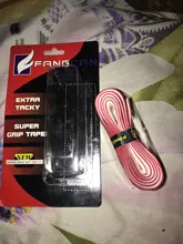 FANGCAN de cuero de la PU directo de la Cinta de agarre de Squash raqueta de Badminton tenis camiseta cojín de agarre de