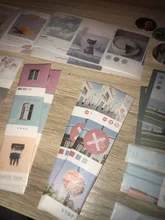 Mr.paper, 4 diseños, 40 unidades por lote, pegatinas Vintage de raya Simple de bolsillo, cinta decorativa, pegatinas para Scrapbooking, Bullet, diario, Deco