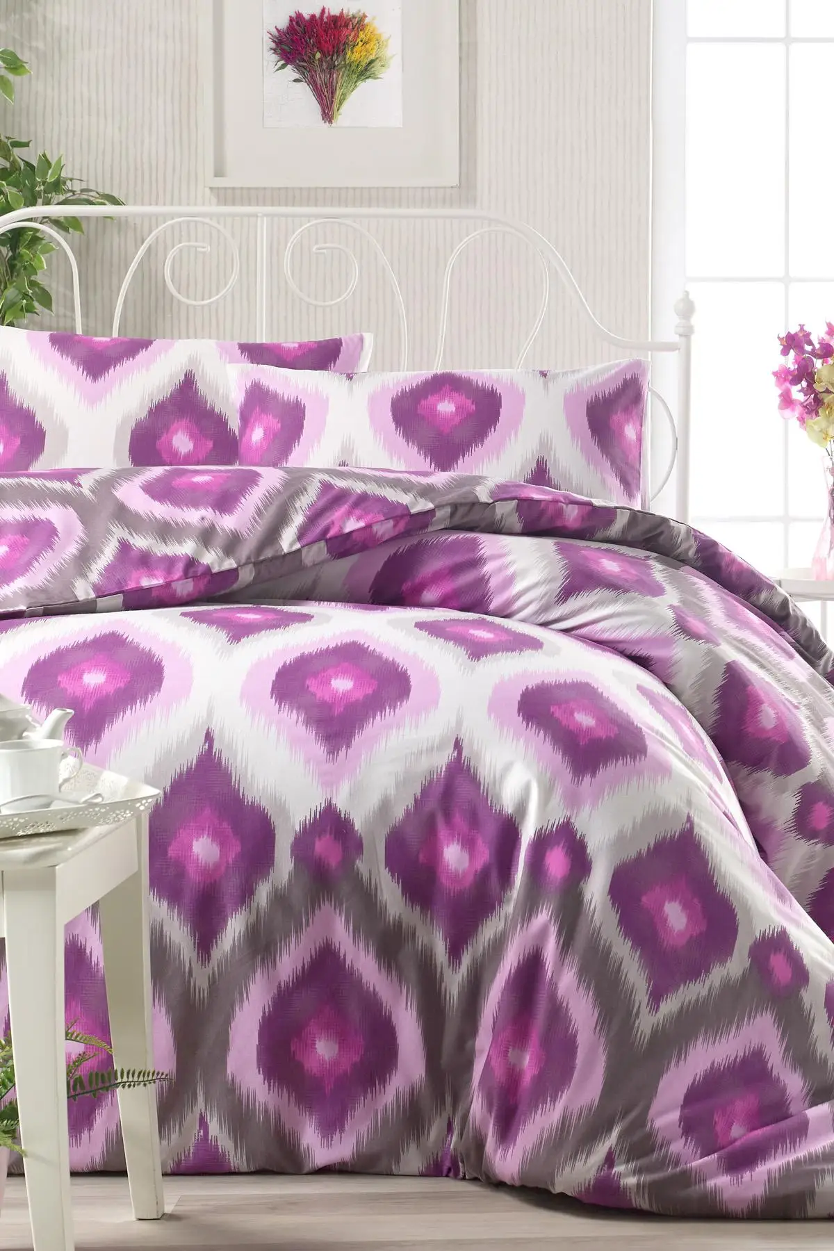 Bedding Set fitted sheet with 100% Cotton | Luxury Ranforce Bed Linen Set 3 pcs Duvet Cover Set from Turkey saba
Bedding Set fitted sheet with 100% Cotton | Luxury Ranforce Bed Linen Set 3 pcs Duvet Cover Set from Turkey saba