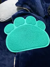 Pad Bowl Bed-Plate Puppy Feeding-Mat Food Water-Tablecloth Cat Cute Paw Clean PVC 30cm--40cm