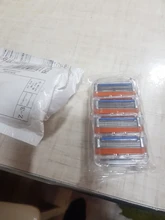 Gillette-Cuchillas de afeitar para hombre Fusion, 5 capas, cuchillas de seguridad, acero inoxidable, cuidado de la cara, 4 unidades